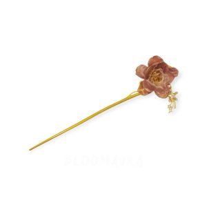 Blush Petal –  Purple Pink Anemone Hairpin