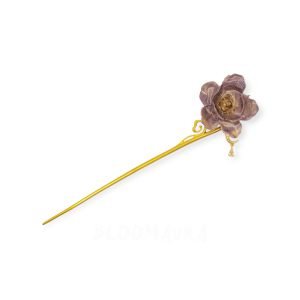 Twilight Rouge – Purple Anemone Hairpin
