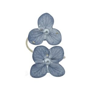 Midnight Orchid – Real Hydrangea Double Bloom Ring