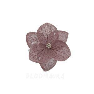 Rose Mist – Real Hydrangea Double Bloom Ring