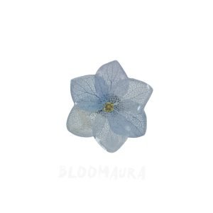 Moonlit Duo – Real Hydrangea Double Bloom Ring