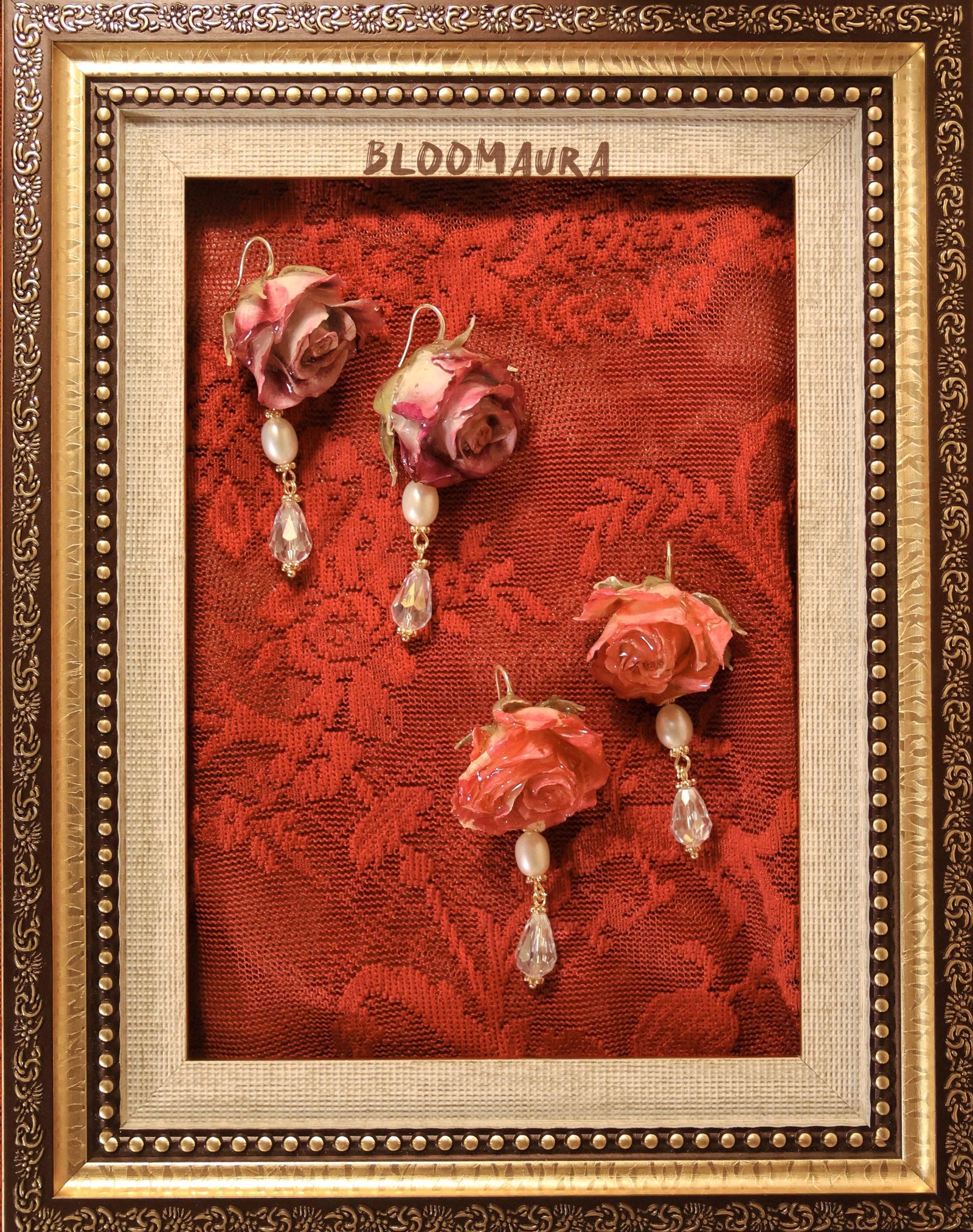 VICTORIAN ROSE EARRINGS