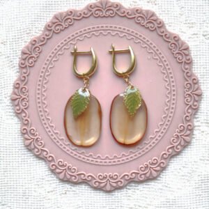 Real Grape Earrings