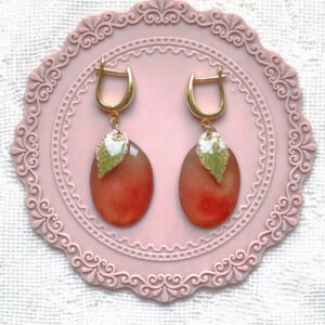 Real Grape Earrings
