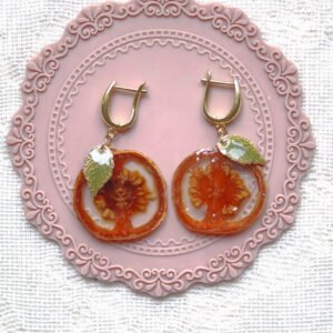 Real Tomato Earrings