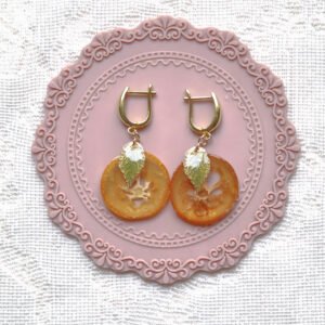 Real Kumquat Earrings