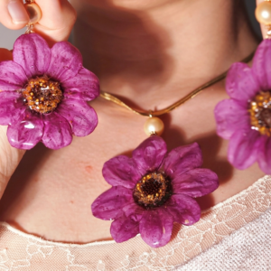 Real Dahlia Earrings