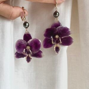 Real Orchids Necklace