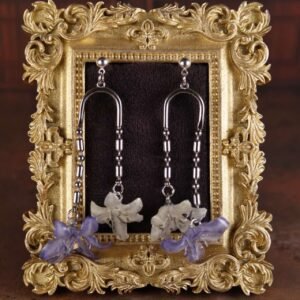 Spanish Bluebell Drop Earrings — Lilac