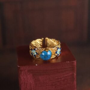Forget-Me-Not Ring — Gold, Adjustable
