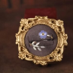 Forget-Me-Not Ring — Silver, Adjustable