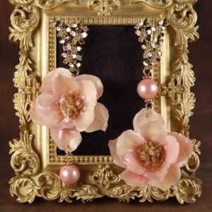 Anemone Drop Earrings — Ivory Blush
